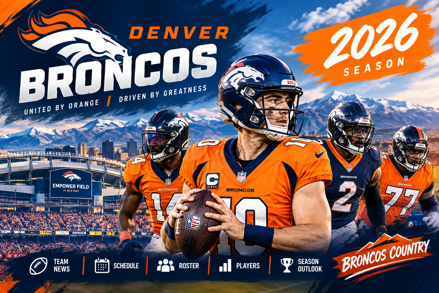 Denver Broncos: 2026 Team, Players, Schedule, News and Season Outlook