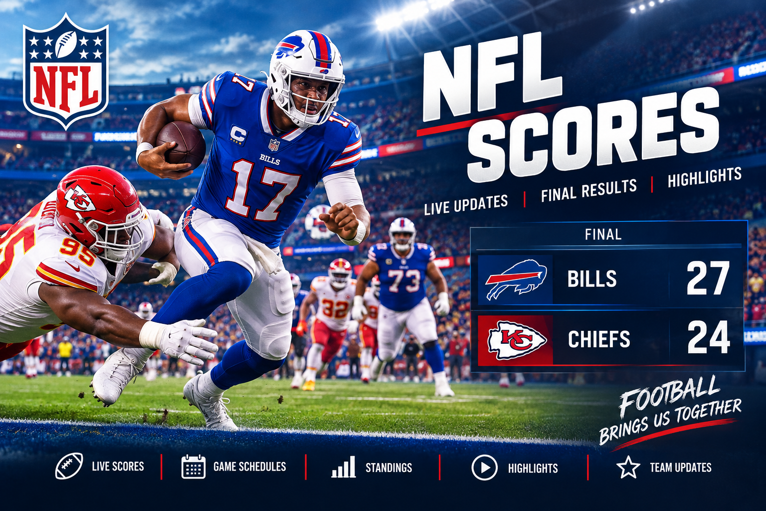 NFL Scores: Latest Results, Live Updates, Game Highlights and More
